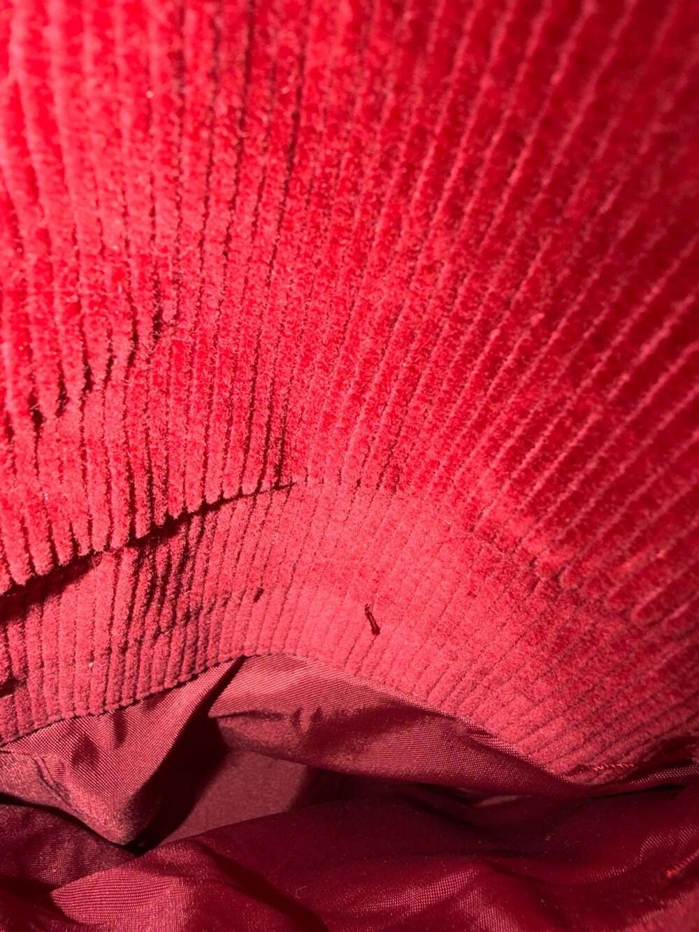 L.L. Bean Women's Red Corduroy Blazer Size 14 Regular - Picture 2 of 7